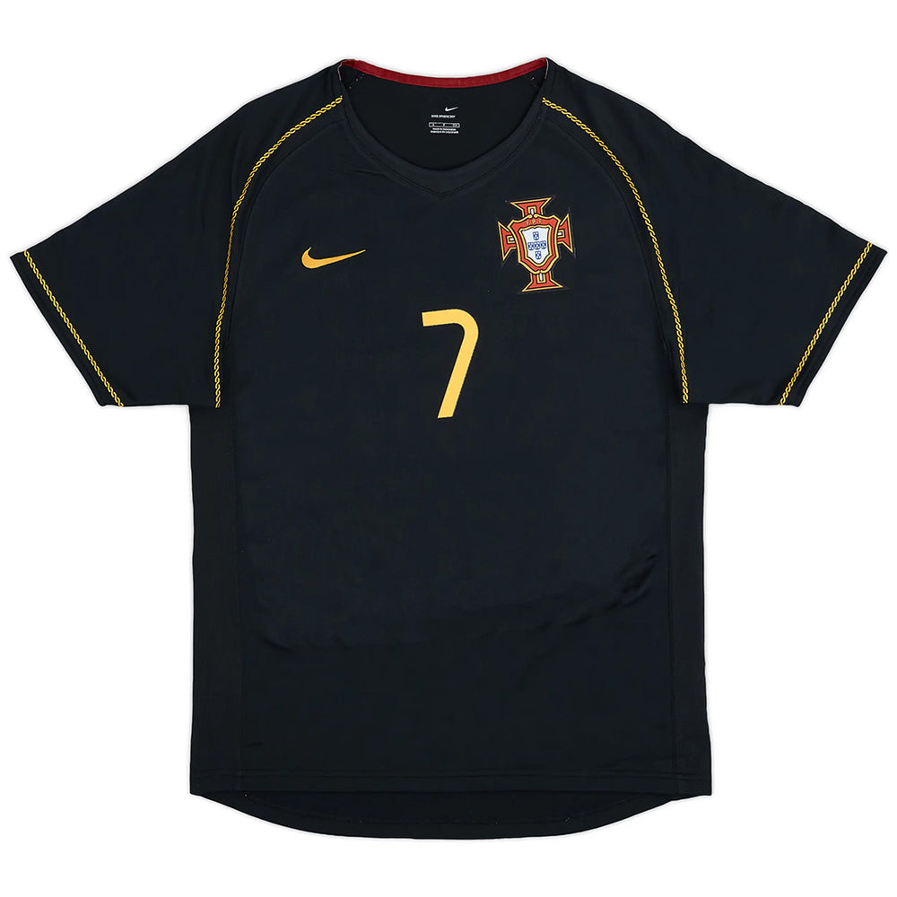 FIGO #7 Retro Portugal Away Jersey World Cup 2006 