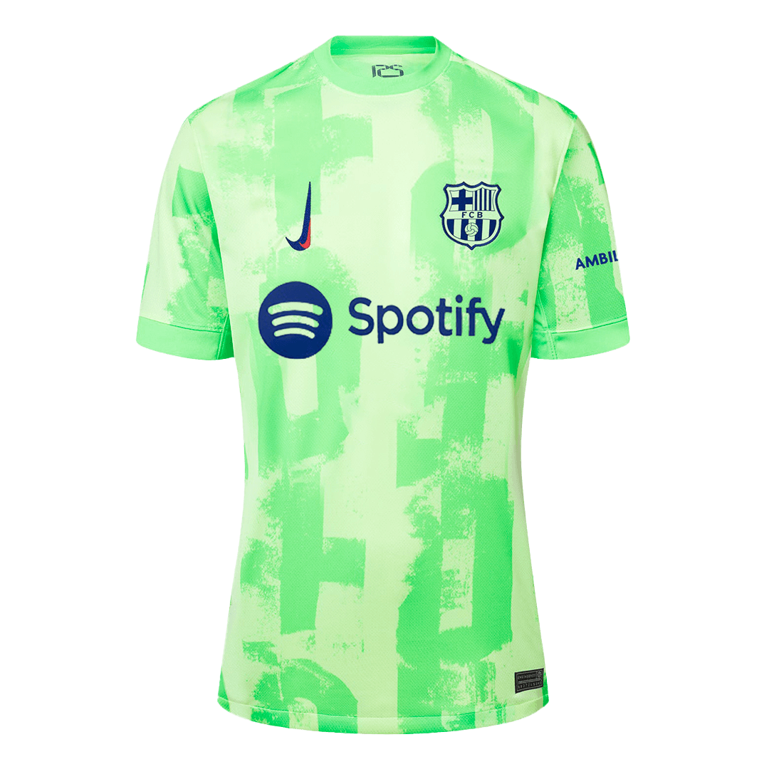 LAMINE YAMAL #19 Barcelona Third Jersey - UCL Font 
