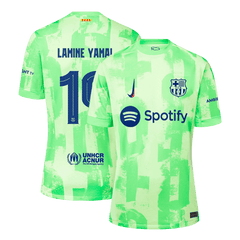 LAMINE YAMAL #19 Barcelona Third Jersey - UCL Font 