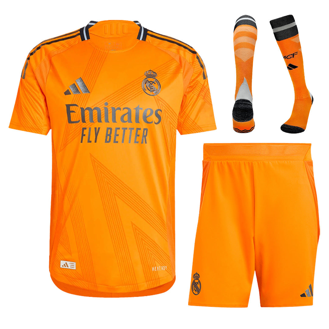 Real Madrid Away Match Jersey+Shorts+Socks Full Kit Player Version 