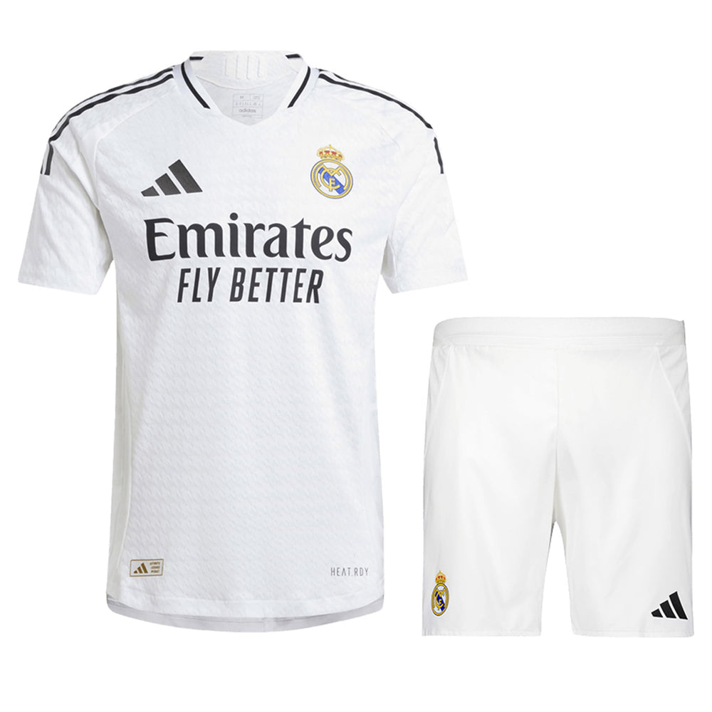 Real Madrid Home Match Jersey + Shorts Kit Player Version 