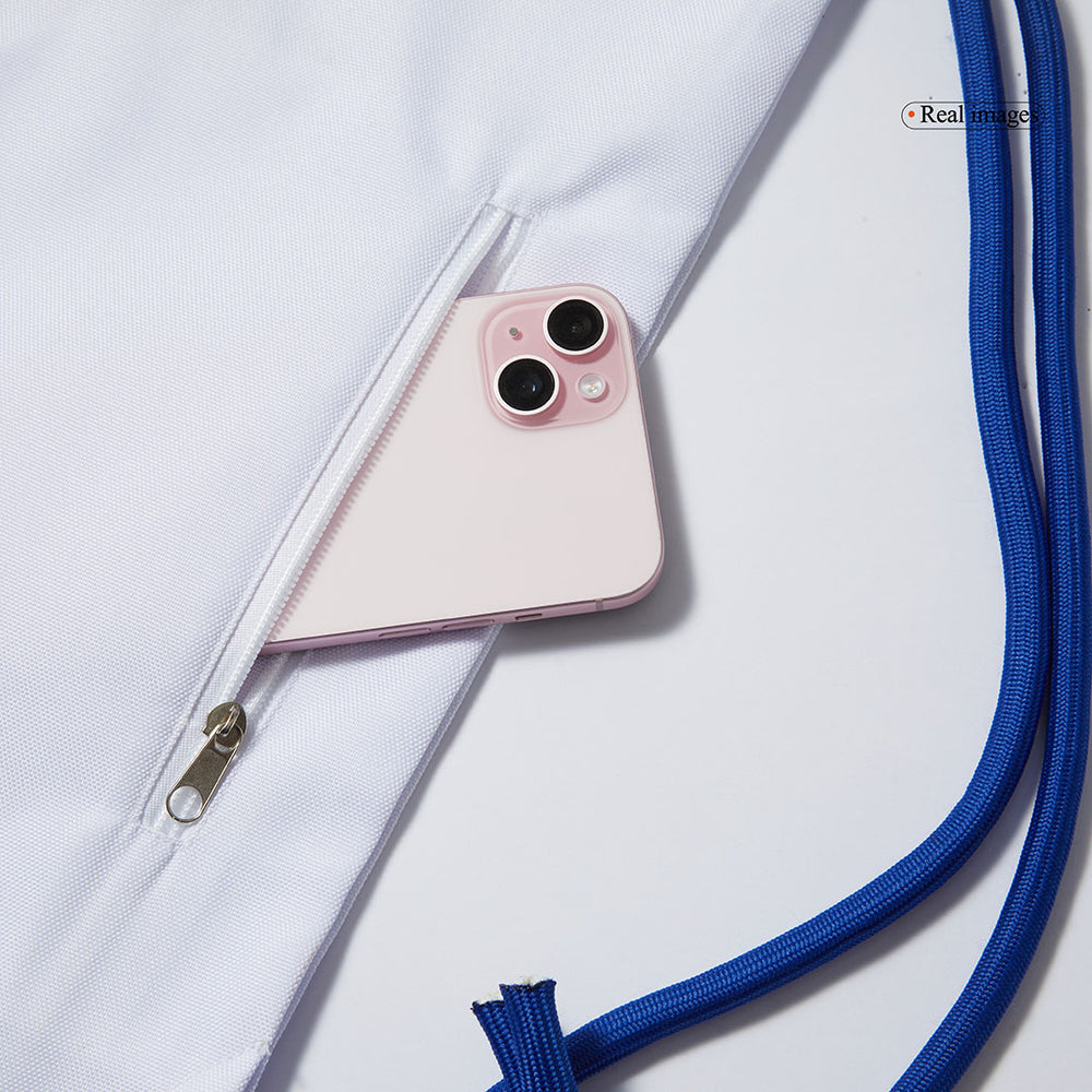 Real Madrid Crest Gymsack -White/Blue 