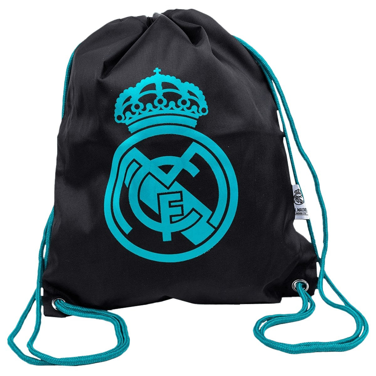 Real Madrid Crest Gymsack - Black 