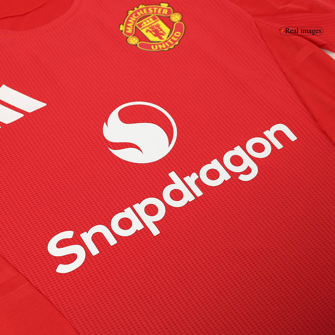 Manchester United Home Match Jersey+Shorts+Socks Full Kit Player Version 