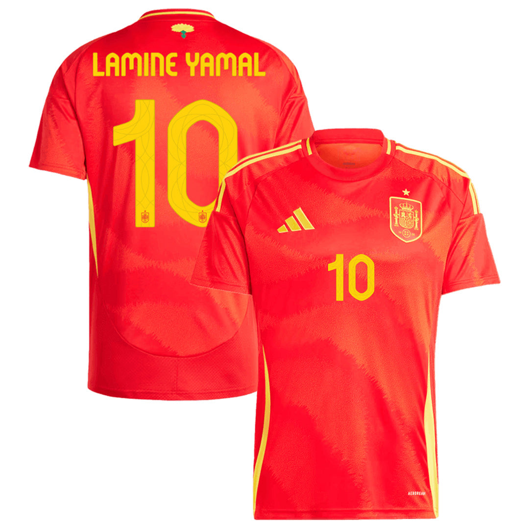 LAMINE YAMAL #10 Spain Home Jersey Euro - [Super Replica] 