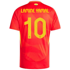 LAMINE YAMAL #10 Spain Home Jersey Euro - [Super Replica] 