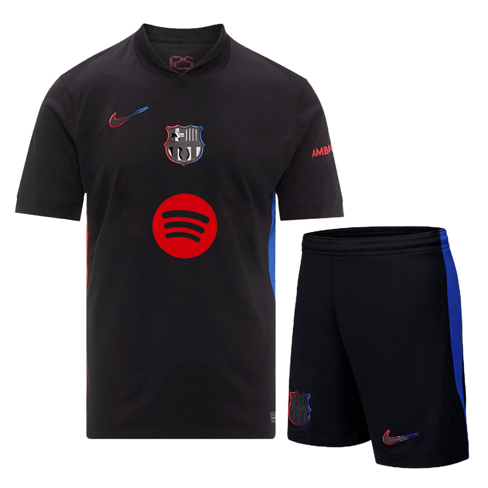 Barcelona Away Spotify Logo Without Text Jersey Kit 