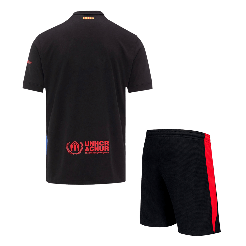 Barcelona Away Spotify Logo Without Text Jersey Kit 