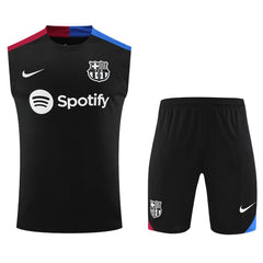 Barcelona Pre-Match Vest Kit(Jersey+Shorts) 