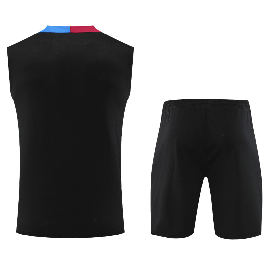 Barcelona Pre-Match Vest Kit(Jersey+Shorts) 