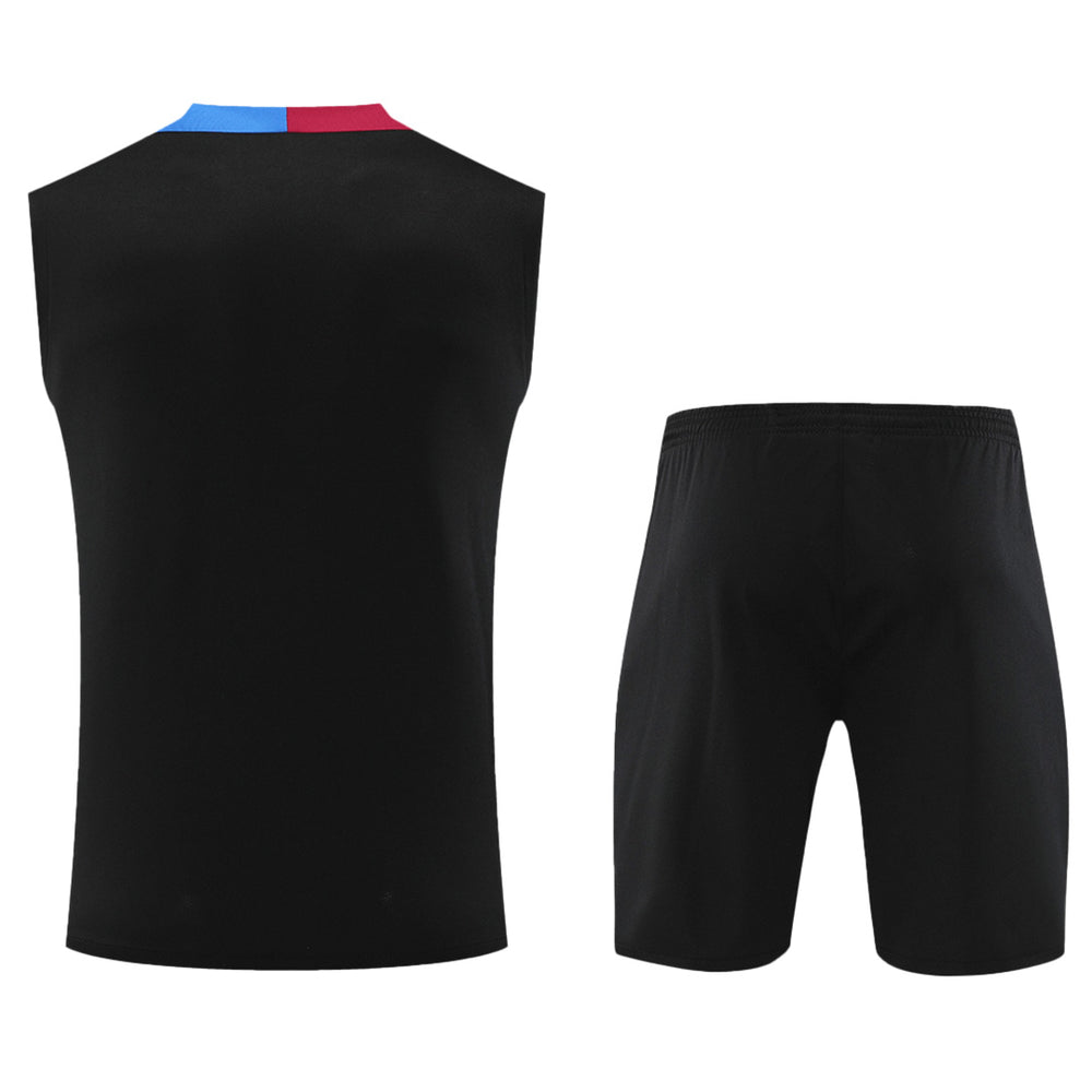 Barcelona Pre-Match Vest Kit(Jersey+Shorts) 