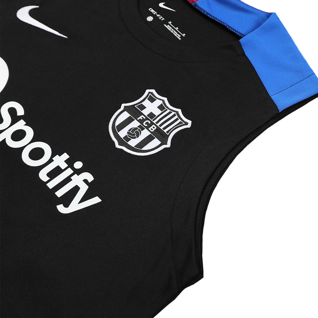 Barcelona Pre-Match Vest Kit(Jersey+Shorts) 
