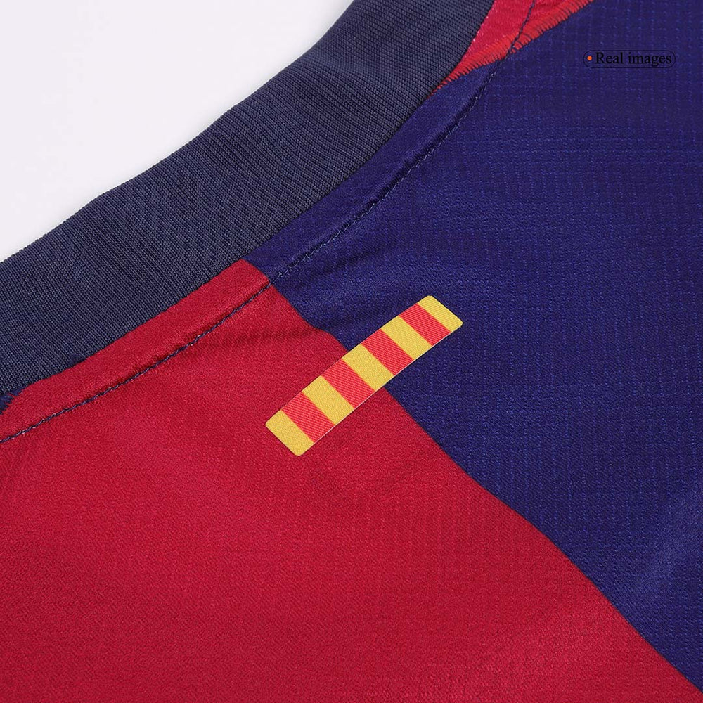 LAMINE YAMAL #19 Barcelona Home Spotify Logo Without Text Jersey 