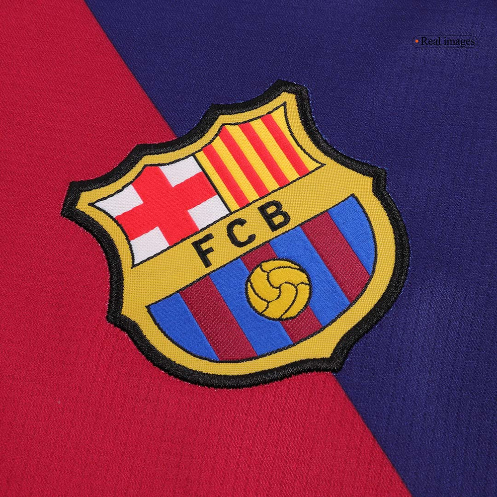 LAMINE YAMAL #19 Barcelona Home Spotify Logo Without Text Jersey 