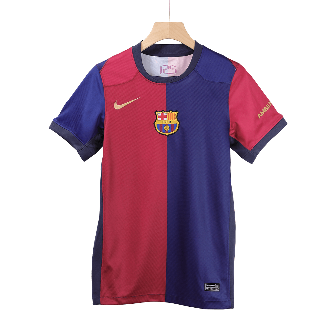 F.DE JONG #21 Barcelona Home Spotify Logo Without Text Jersey 