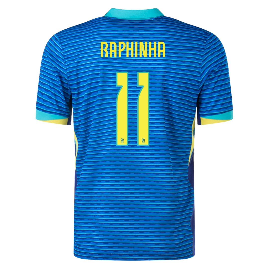RAPHINHA #11 Brazil Away Jersey Copa America 