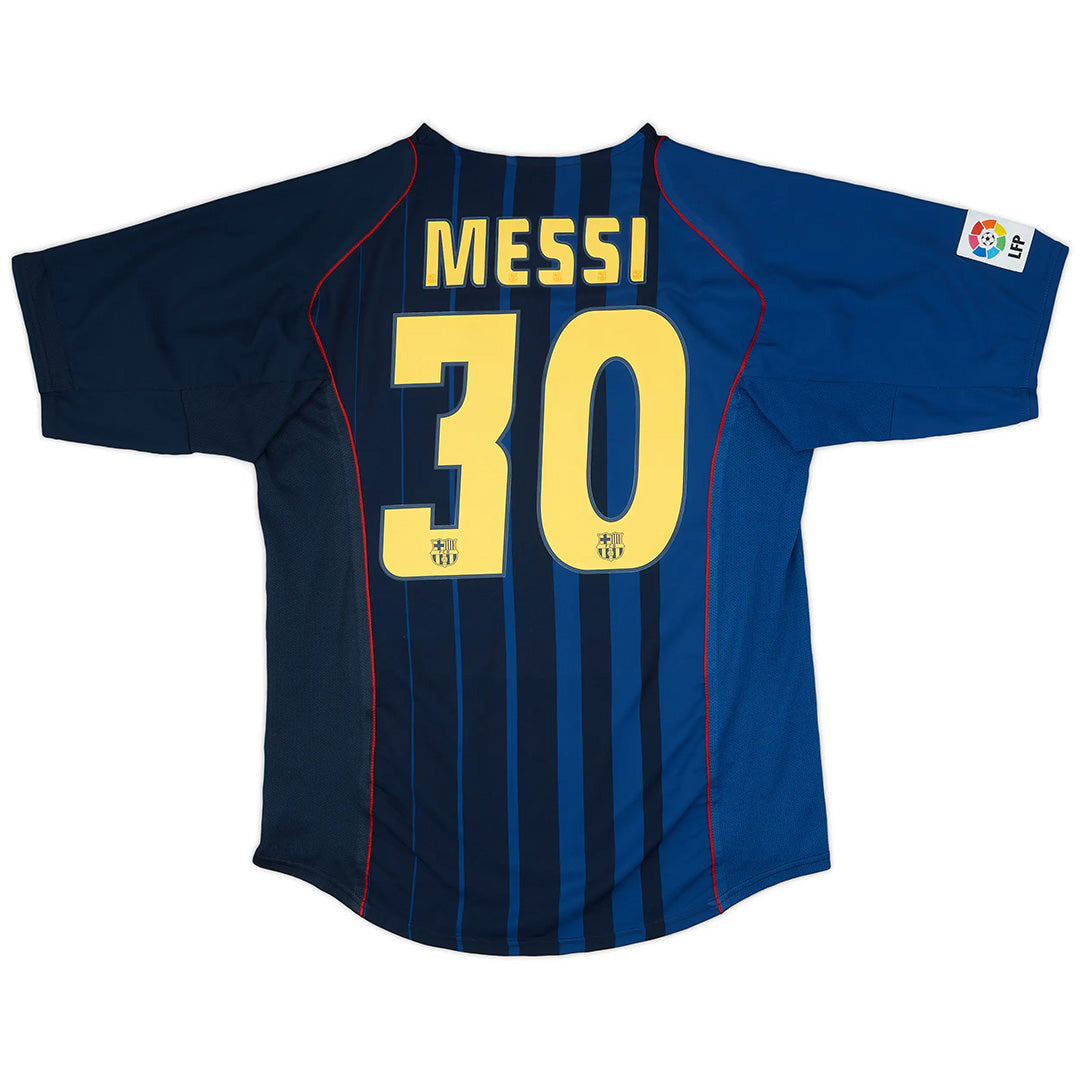 MESSI #30 Retro Barcelona Away Jersey 2004/05 