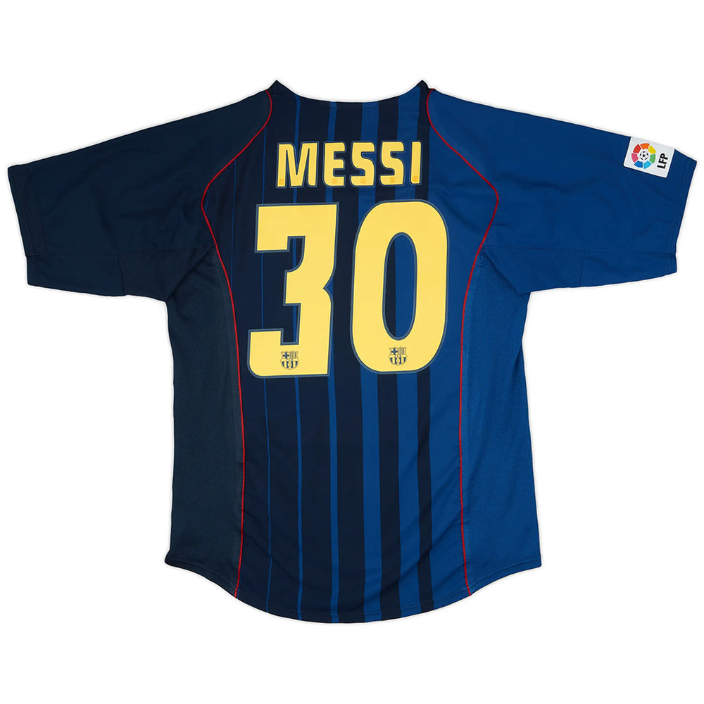 MESSI #30 Retro Barcelona Away Jersey 2004/05 