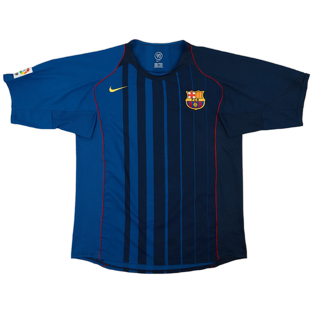 LARSSON #17 Retro Barcelona Away Jersey 2004/05 