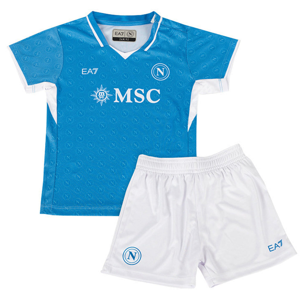 Kids Napoli Home Jersey Kit 