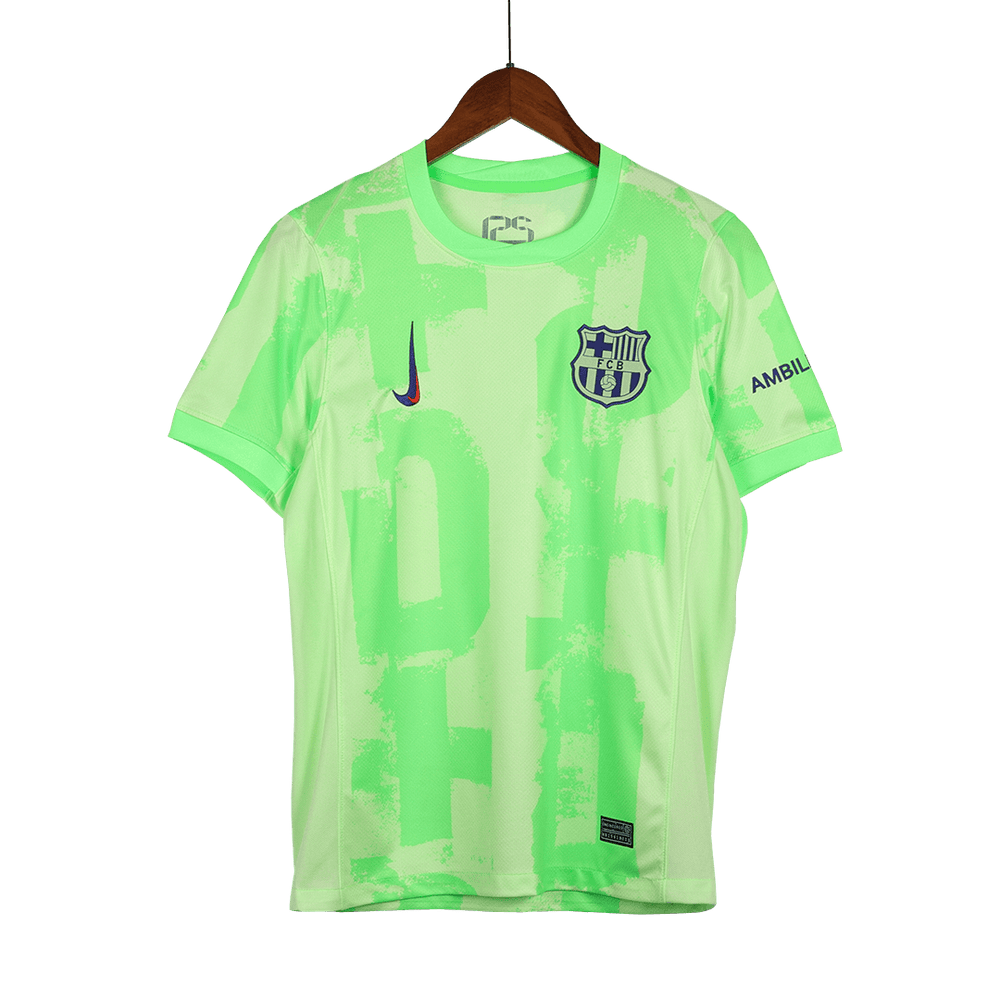 [Super Replica] Barcelona Third Spotify Logo Without Text Full Kit 