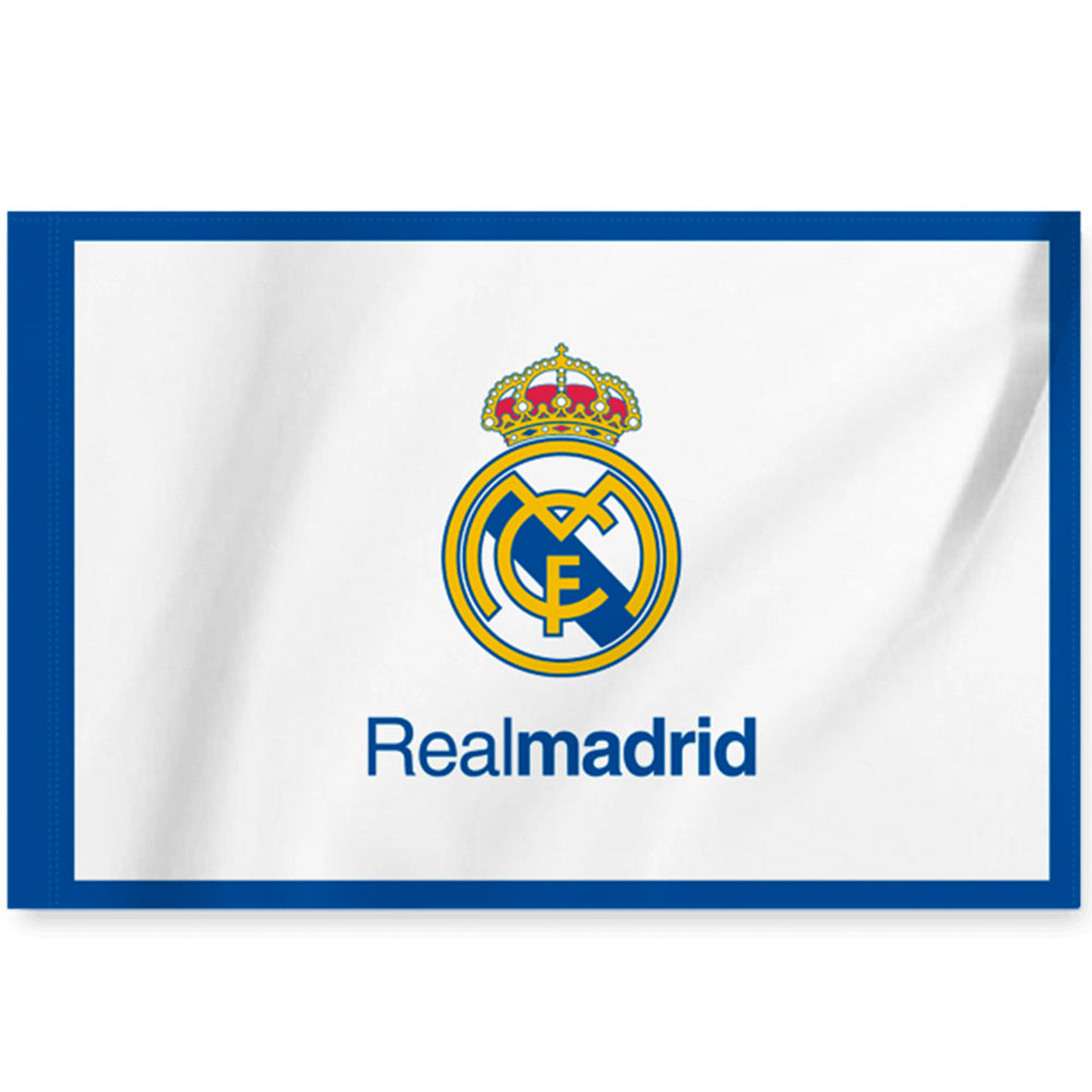 Discount Real Madrid Team Flag - White/Blue 