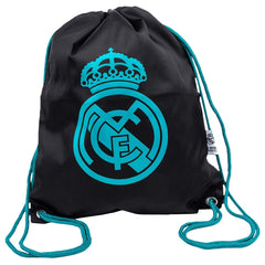 Discount Real Madrid Crest Gymsack - Black 