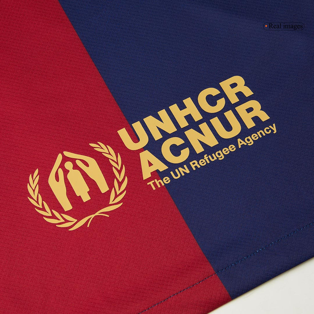 Barcelona 125th Anniversary Spotify Logo Without Text Home Jersey 