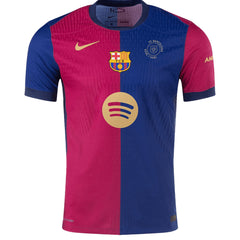 Barcelona 125th Anniversary Spotify Logo Without Text Home Match Jersey 