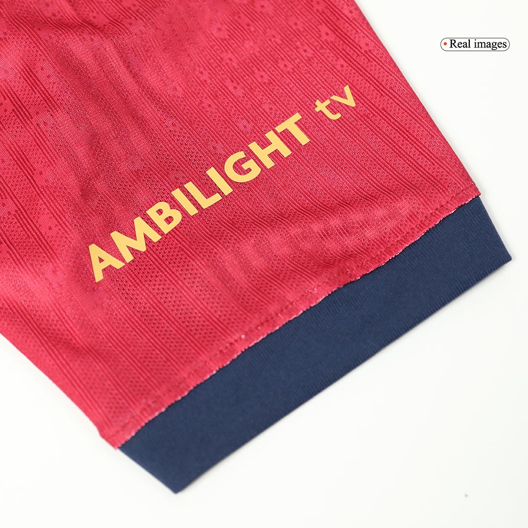 Barcelona 125th Anniversary Spotify Logo Without Text Home Match Jersey 