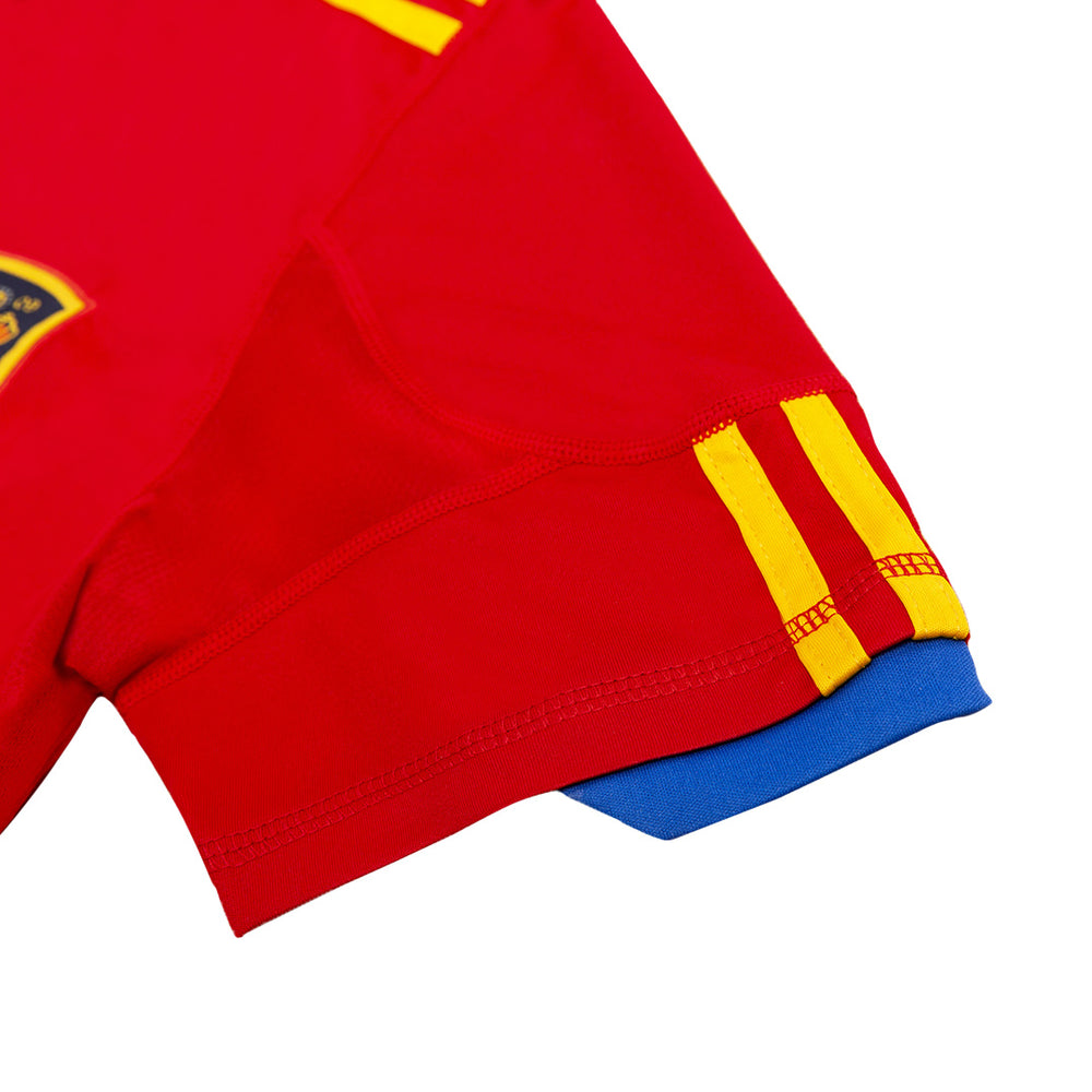 XAVI #8 Retro Spain Home Jersey 2010 
