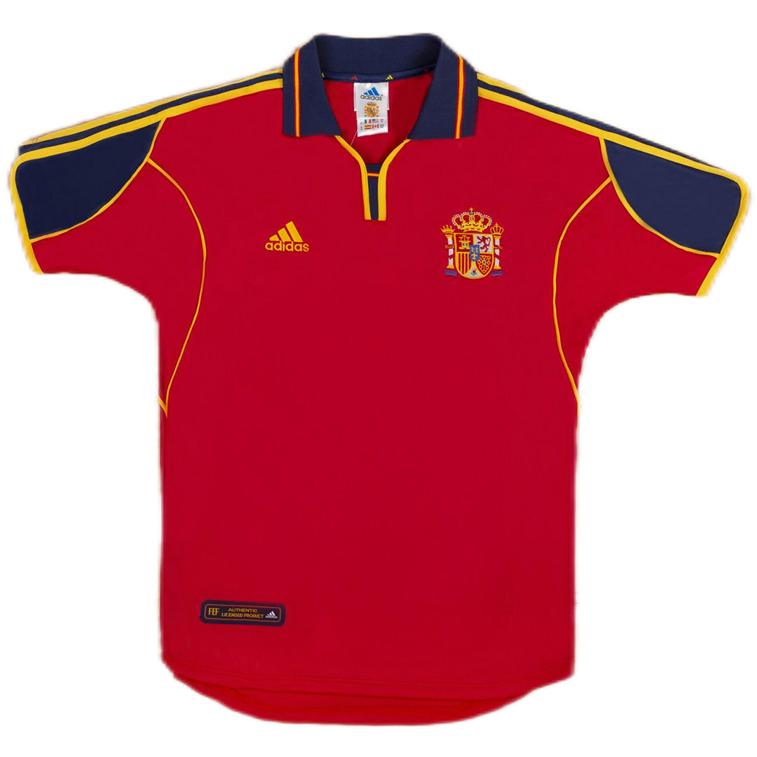 Retro Spain Home Jersey Euro Cup 2000 