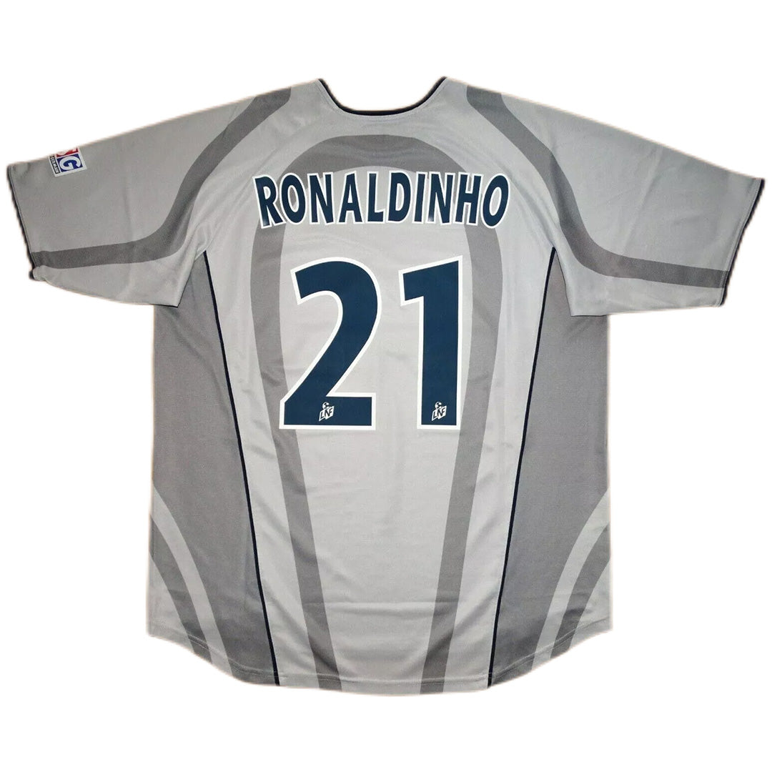 RONALDINHO #21 Retro PSG Away Jersey 2001/02 
