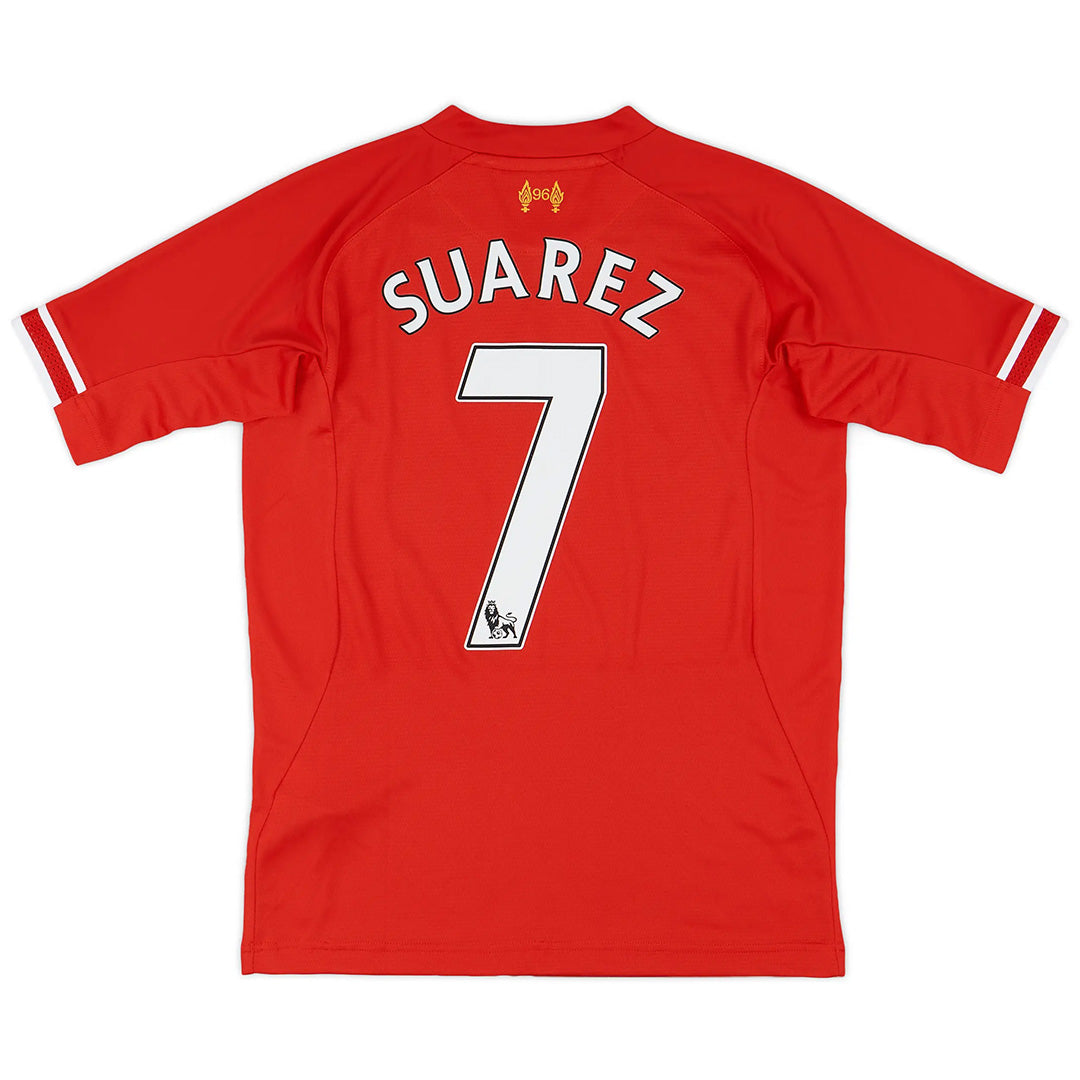 SUAREZ #7 Retro Liverpool Home Jersey 2013/14 