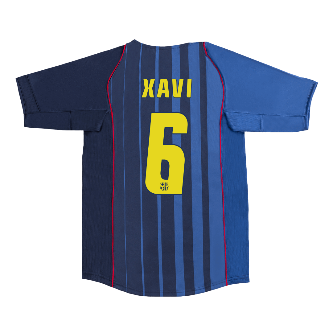 XAVI #6 Retro Barcelona Away Jersey 2004/05 