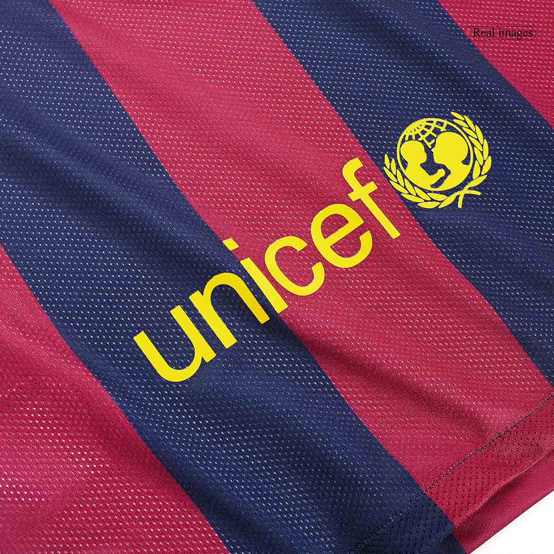 SUÁREZ #9 Retro Barcelona Home Jersey 2014/15 