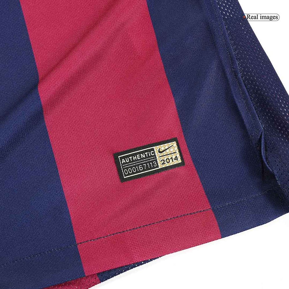 SUÁREZ #9 Retro Barcelona Home Jersey 2014/15 