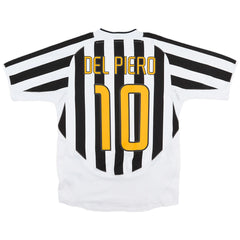 DEL PIERO #10 Retro Juventus Home Jersey 2003/04 
