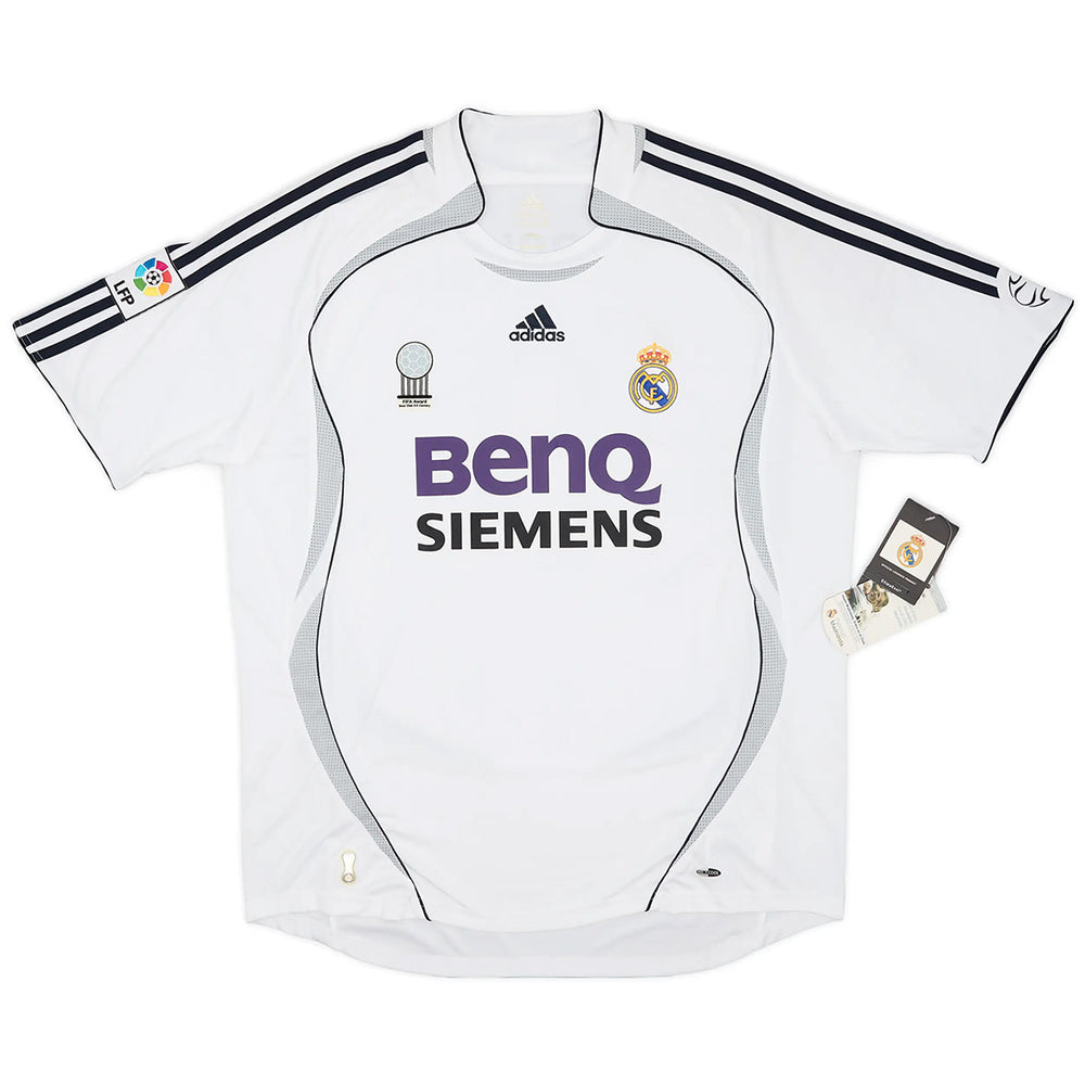 RAUL #7 Retro Real Madrid Home Jersey 2006/07 