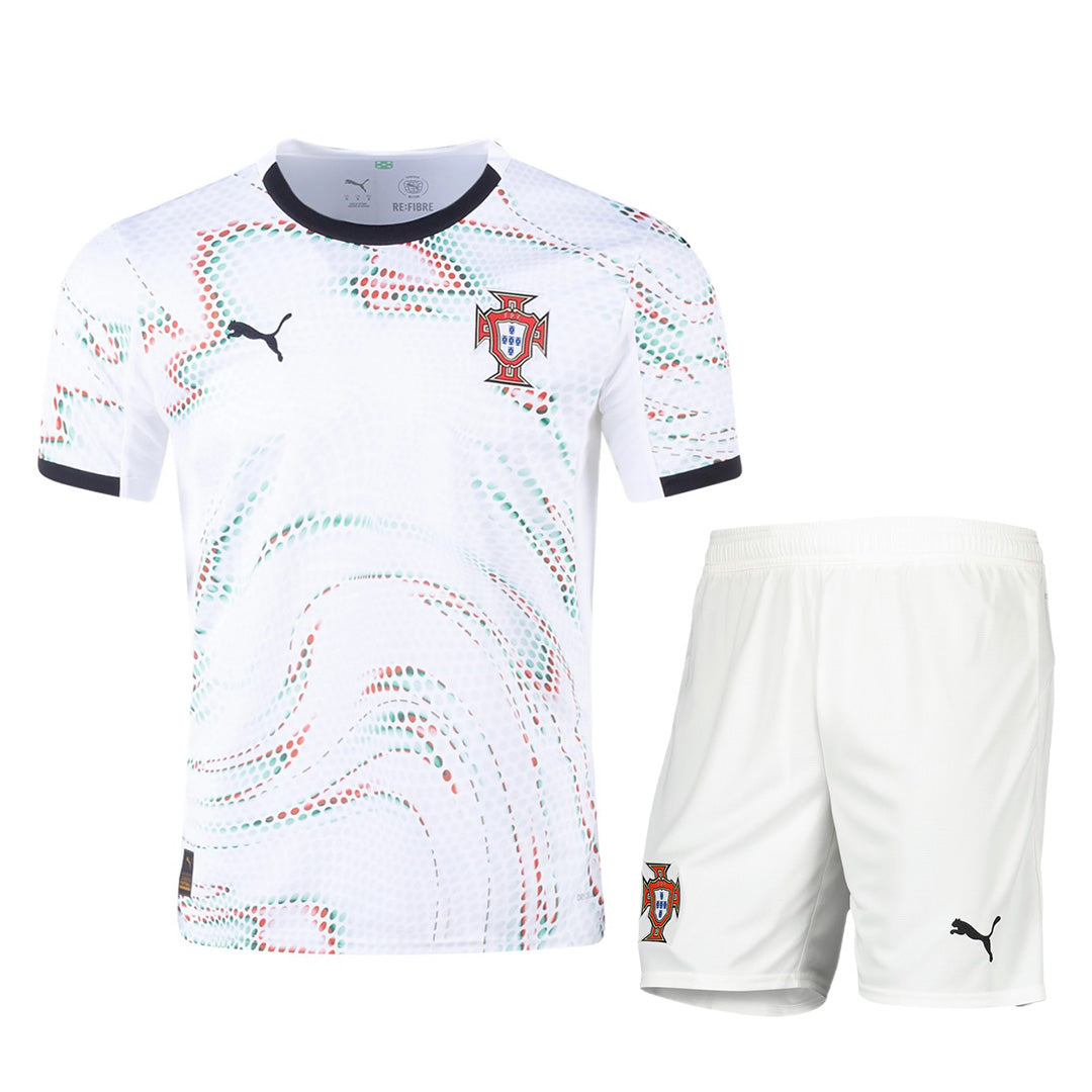 Portugal Away Kit(Jersey+Shorts) 2025 