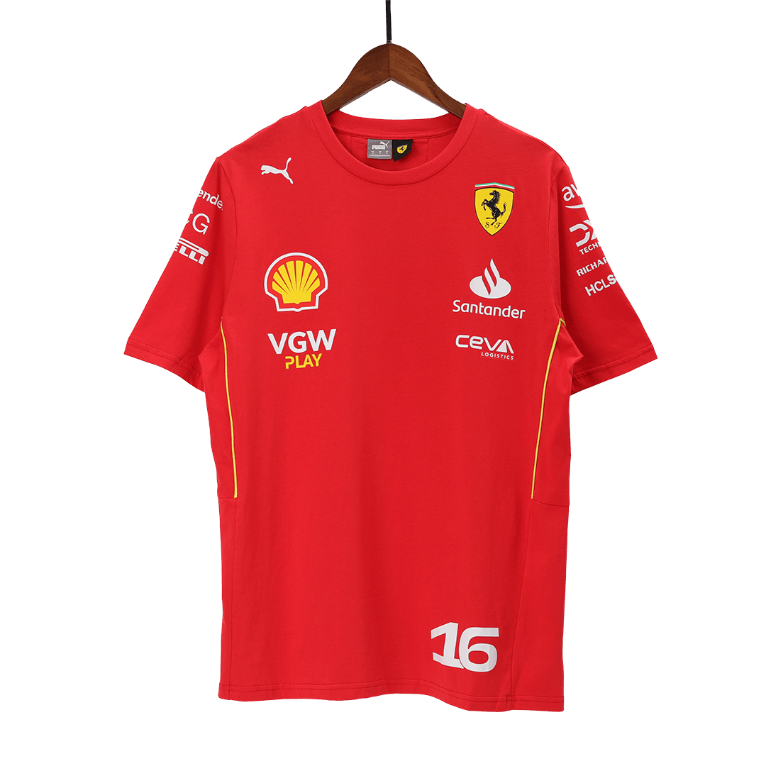 Scuderia Ferrari F1 Racing Team Charles Leclerc Driver T-Shirt 