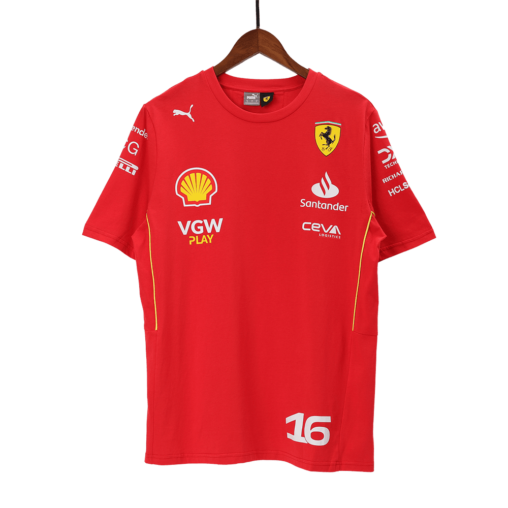 Scuderia Ferrari F1 Racing Team Charles Leclerc Driver T-Shirt 