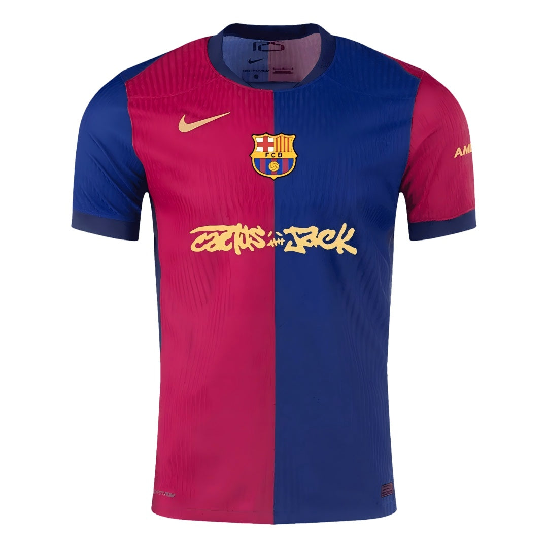 Barcelona x Travis Scott Cactus Jack Home Match Jersey 