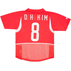 D H KIM #8 Retro South Korea Home Jersey 2002 