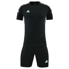 Customize Team Soccer Jersey Kit (Shirt+Short) Black - 720 