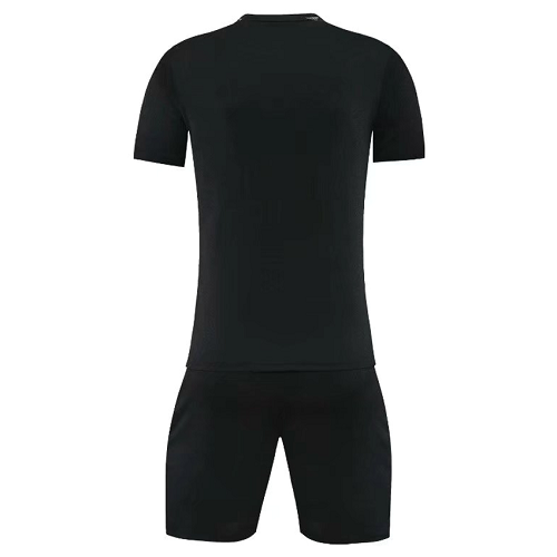 Customize Team Soccer Jersey Kit (Shirt+Short) Black - 720 