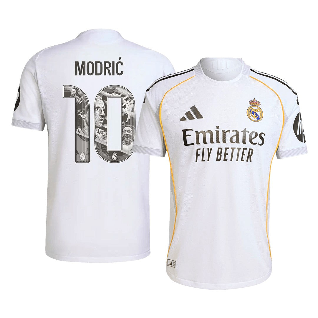 MODRIĆ Special #10 Real Madrid Home Match Jersey 2025/26 