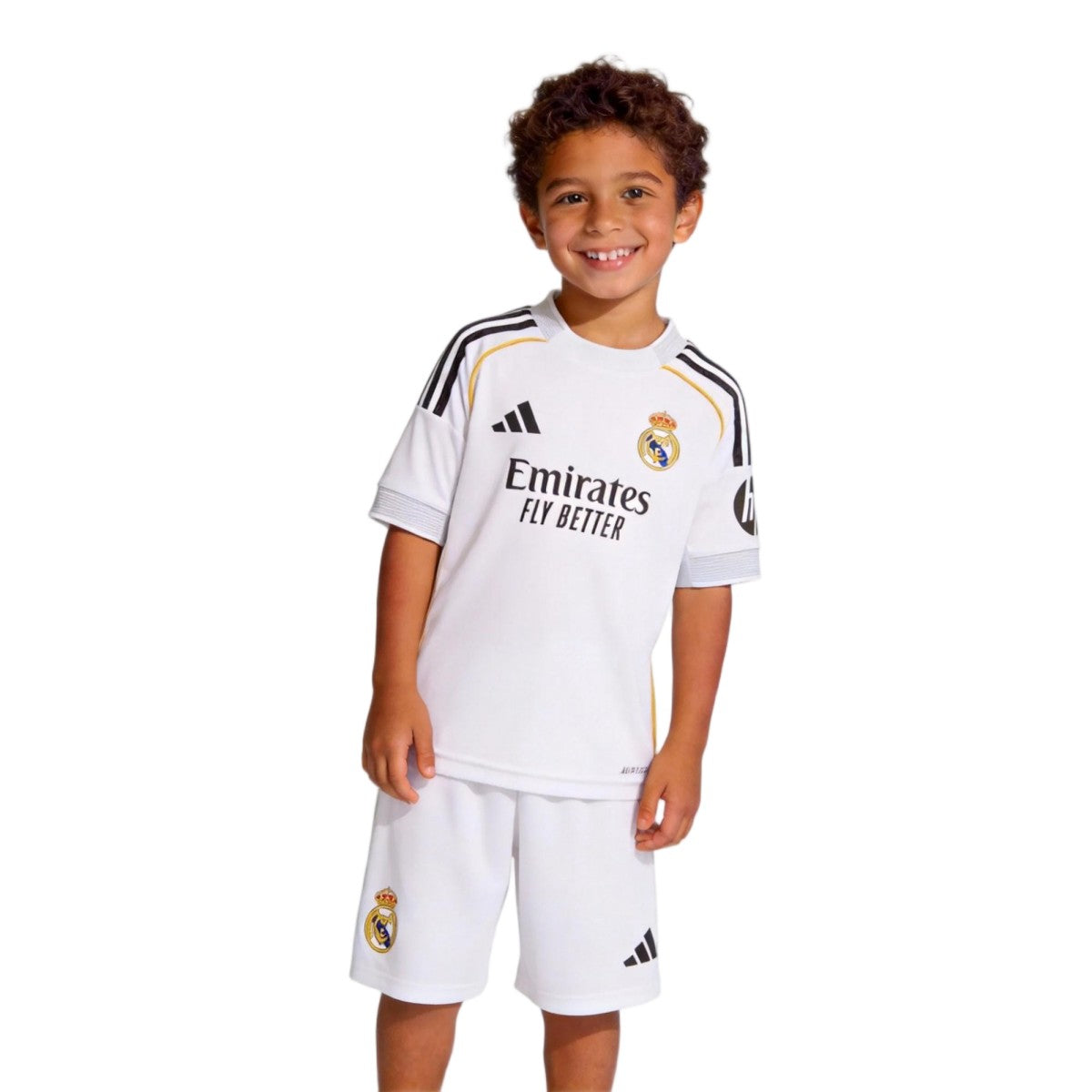 Kids Real Madrid Home Jersey Kit 2025/26 