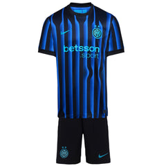 Kids Inter Milan Home Jersey Kit 2025/26 