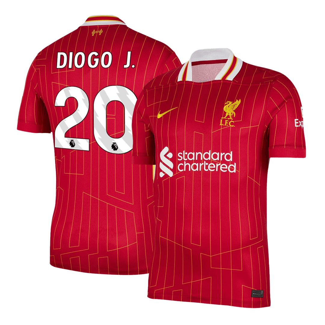 DIOGO J. #20 Liverpool Home Jersey 
